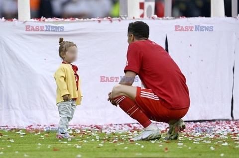 Robert Lewandowski świętuje kolejne mistrzostwo Niemiec