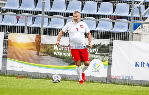 Mecz Klub Wybitnego Reprezentanta Polski - Reprezentacja Artystów Polskich w Ostródzie