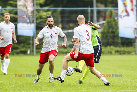 Mecz Klub Wybitnego Reprezentanta Polski - Reprezentacja Artystów Polskich w Ostródzie