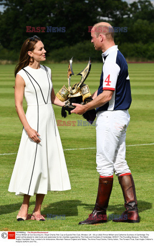 Książe William i księżna Kate na zawodach polo