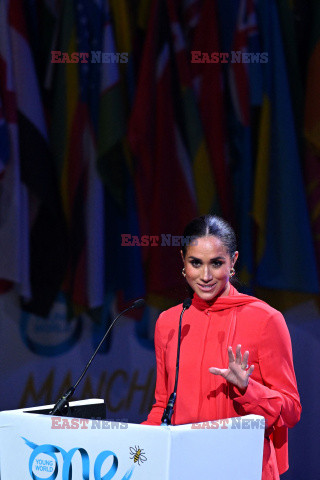 Meghan Markle przemawia na One Young World Summit