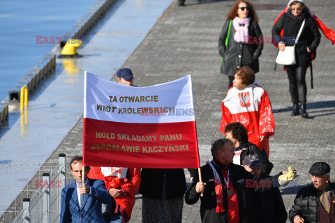 Otwarcie kanału żeglugowego przez Mierzeję Wiślaną