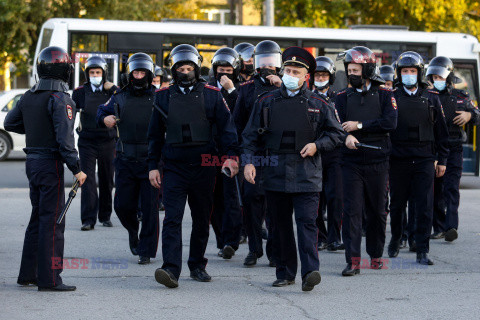 Protesty antywojenne i aresztowania w Rosji