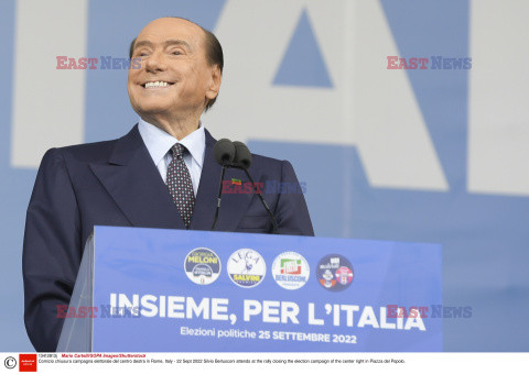 Meloni i Berlusconi łączą siły podczas kampani wyborczej