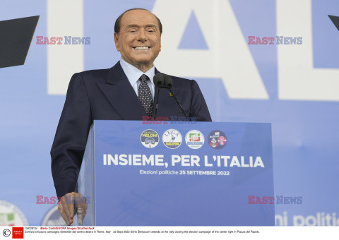 Meloni i Berlusconi łączą siły podczas kampani wyborczej