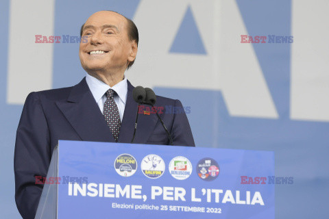 Meloni i Berlusconi łączą siły podczas kampani wyborczej