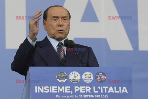 Meloni i Berlusconi łączą siły podczas kampani wyborczej