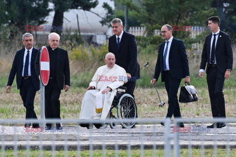 Papież Franciszek na spotkaniu z młodzieżą w Asyżu