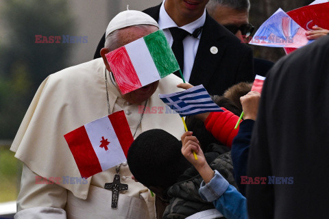 Papież Franciszek na spotkaniu z młodzieżą w Asyżu