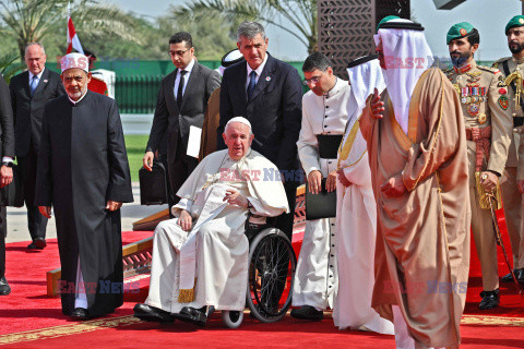 Papież Franciszek z wizytą w Bahrajnie