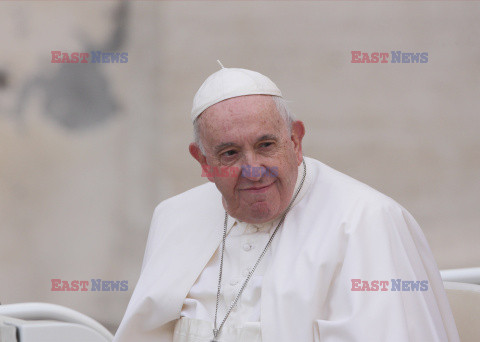 Papież Franciszek na audiencji generalnej