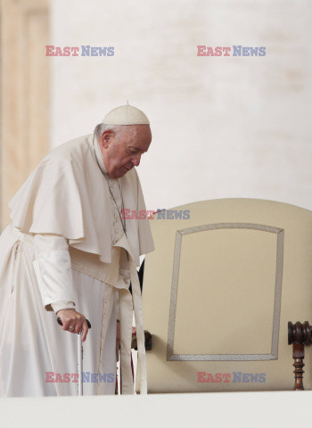 Papież Franciszek na audiencji generalnej