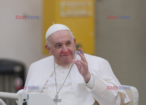 Papież Franciszek na audiencji generalnej