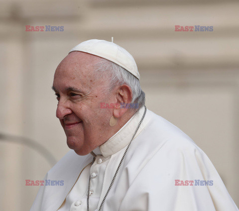 Papież Franciszek na audiencji generalnej