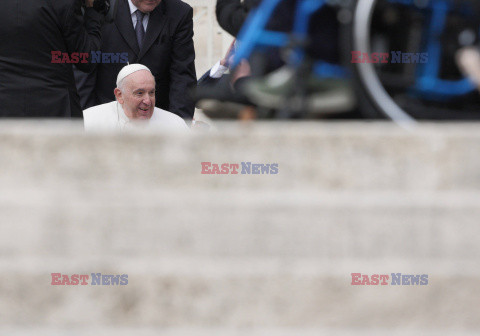 Papież Franciszek na audiencji generalnej