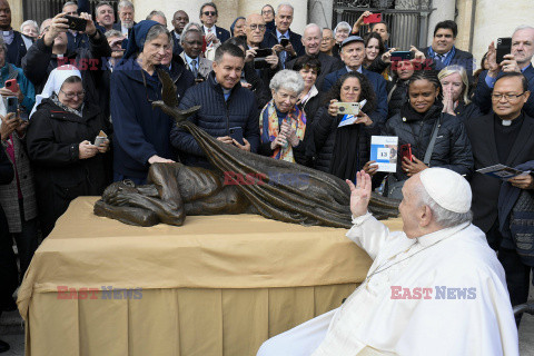 Papież Franciszek na audiencji generalnej