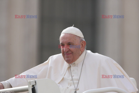 Papież Franciszek na audiencji generalnej