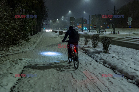 Pierwszy śnieg w Polsce