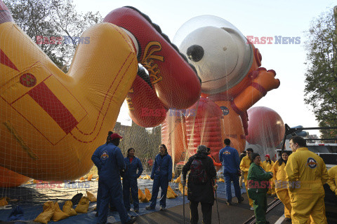 Balony podczas parady Macy's