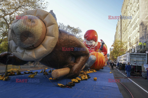 Balony podczas parady Macy's