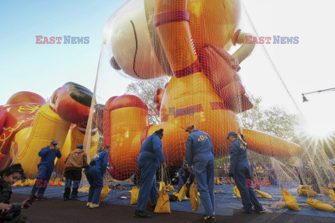 Balony podczas parady Macy's