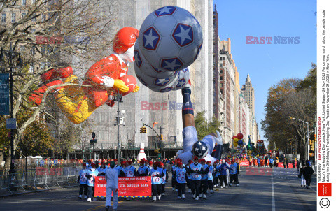 Balony podczas parady Macy's