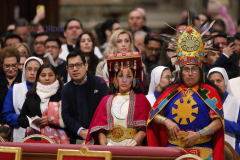 Msza pod przewodnictwem papieża z okazji święta Najświętszej Maryi Panny z Guadalupe