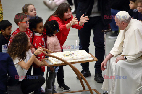 Spotkanie papieża Franciszka z dziećmi