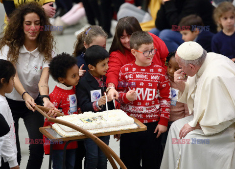 Spotkanie papieża Franciszka z dziećmi