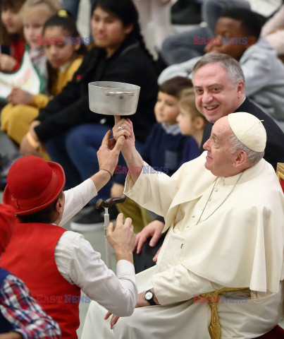 Spotkanie papieża Franciszka z dziećmi