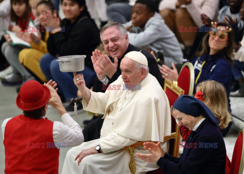 Spotkanie papieża Franciszka z dziećmi