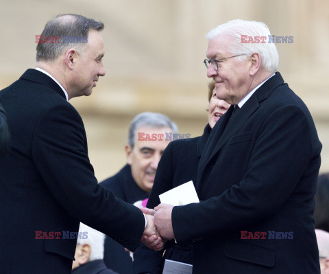 Prezydent Duda na pogrzebie papieża Benedykta