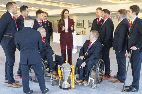 Księżna Walii spotkała się z reprezentacją rugby na wózkach