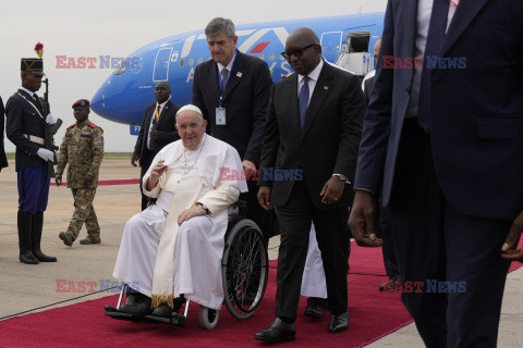 Papież Franciszek  w podróży apostolskiej do Konga