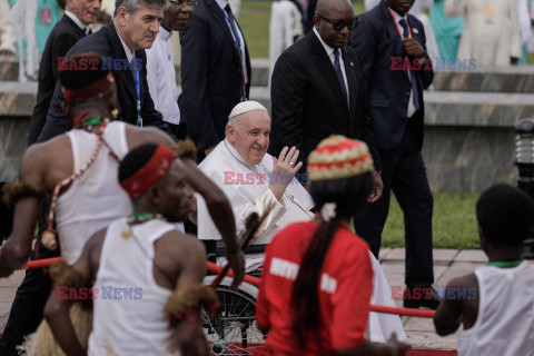 Papież Franciszek  w podróży apostolskiej do Konga