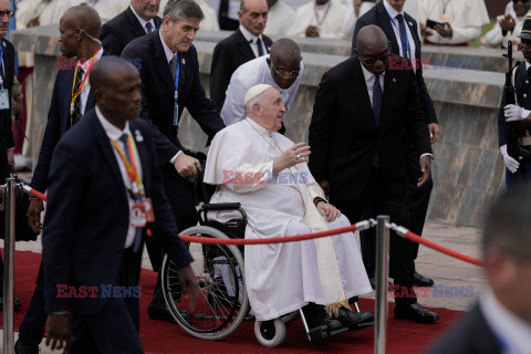 Papież Franciszek  w podróży apostolskiej do Konga