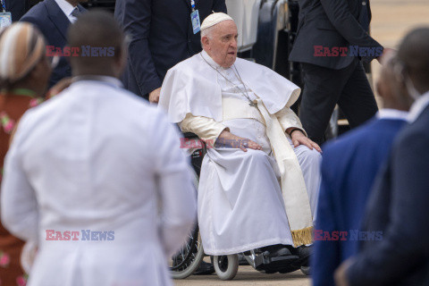 Papież Franciszek  w podróży apostolskiej do Konga