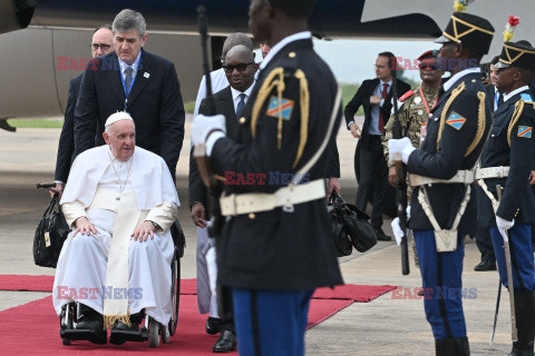 Papież Franciszek  w podróży apostolskiej do Konga