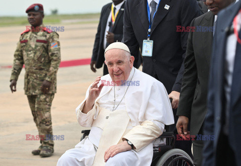 Papież Franciszek  w podróży apostolskiej do Konga