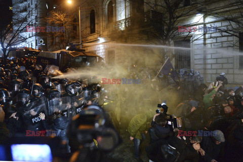 Protesty w Tbilisi