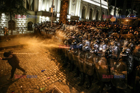 Protesty w Tbilisi