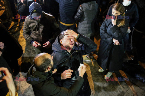 Protesty w Tbilisi