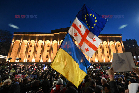 Protesty w Tbilisi