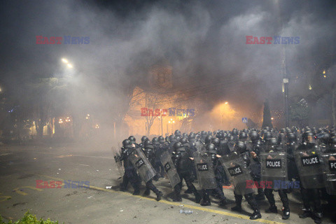 Protesty w Tbilisi