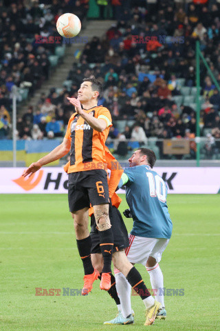 1/8 finału LE mecz Szachtar Donieck - Feyenoord Rotterdam