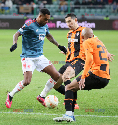 1/8 finału LE mecz Szachtar Donieck - Feyenoord Rotterdam