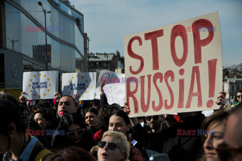 Protesty w Tbilisi