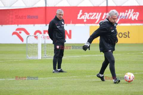 Treningi reprezentacji Polski przed meczem el. UEFA EURO 2024 z Czechami