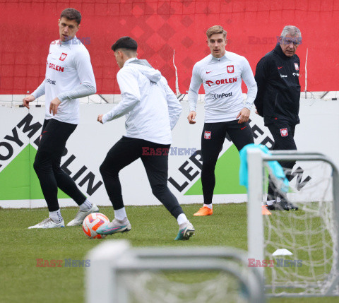 Treningi reprezentacji Polski przed meczem el. UEFA EURO 2024 z Czechami