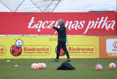 Treningi reprezentacji Polski przed meczem el. UEFA EURO 2024 z Czechami